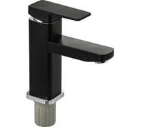 Смеситель на раковину GFmark Элегант из высокопрочного пластика АБС, квадратный корпус, черный 5978