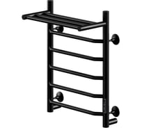 Полотенцесушитель электрический Comfysan с/т Scola EC-6 60/50 с полкой, черный 016876