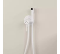 Комплект скрытого монтажа для биде ViEiR белый, смеситель и гигиенический душ V403553-F