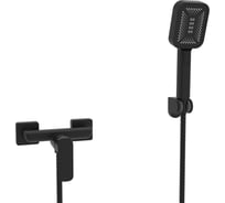 Смеситель для душа однорычажный ViEiR настенный, латунь, черный, керамический картридж V073561-C