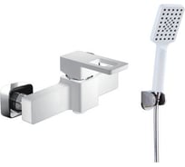 Смеситель для душа однорычажный ViEiR, настенный, белый V353561-F