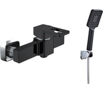 Смеситель для душа однорычажный ViEiR настенный, чёрный V353561-C