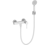 Смеситель для душа однорычажный ViEiR нержавеющая сталь, белый, настенный V463530-F