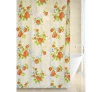 Штора для ванной Bath Plus Classic Rose красный 180x180 21218/2-P