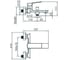 Смеситель для ванны Maretti Torino-GR, графит TR22RF323 2