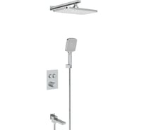 Встроенный смеситель для ванны ViEiR на 3 функции хром скрытый монтаж V25006-3