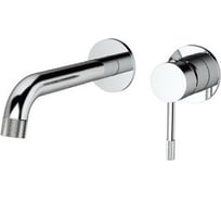 Встроенный смеситель для раковины ViEiR хром, настенный излив, скрытый монтаж V403513