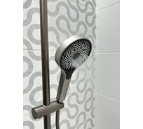 Душевая система ViEiR с термостатом, латунь, графит, тропический душ и ручная лейка V343561-G