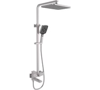 Душевая система ViEiR сатин, верхний и ручной душ, мягкое сатиновое покрытие для душевой зоны V393562-N