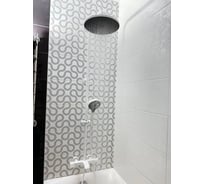 Душевая система ViEiR с термостатом, латунь, белый тропический душ и ручная лейка V343561-F