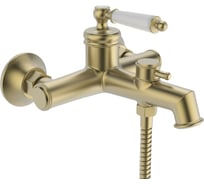 Смеситель для ванны ViEiR однорычажный, с коротким изливом, матовое золото V173531-S