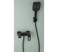 Смеситель для ванны ViEiR однорычажный, с коротким изливом, черный, для современной ванной комнаты V193531-C