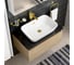 Встраиваемый смеситель для раковины Vitra Minimax Round (Минимакс Раунд) однорычажный хром латунь A43549EXP 6