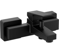 Настенный смеситель для ванны Vitra Minimax Square (Минимакс Сквуэр) однорычажный матовый черный латунь A4352036EXP