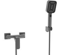 Смеситель для душа ViEiR однорычажный, настенный, латунь, графит, керамический картридж для душевой зоны V073561-G