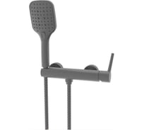 Смеситель для душа ViEiR однорычажный, настенный, латунь, графит, керамический картридж для душевой зоны V103561-G