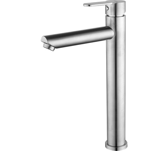 Смеситель для раковины-чаши ViEiR однорычажный высокий нерж сатин V313512 1