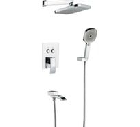 Смеситель скрытого монтажа для душа ViEiR 3 функции, хром, для верхнего душа и гигиенического душа V443563