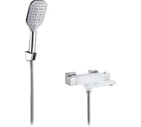 Смеситель термостатический для ванны ViEiR белый, настенный, термостат V393533-F