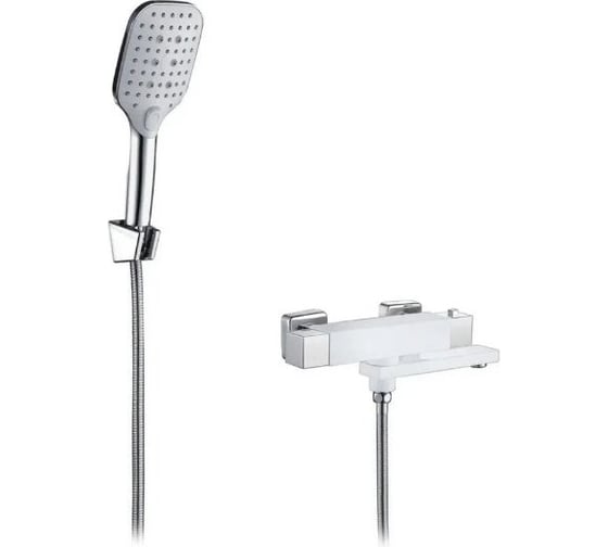 Смеситель термостатический для ванны ViEiR белый, настенный, термостат V393533-F 1