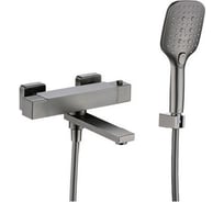 Смеситель термостатический для ванны ViEiR графит, настенный, термостат для ванны и душа V393533-G