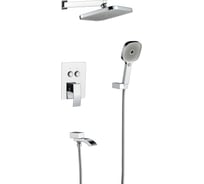 Смеситель скрытого монтажа для душа ViEiR 3 режима хром для верхнего и ручного душа V433563