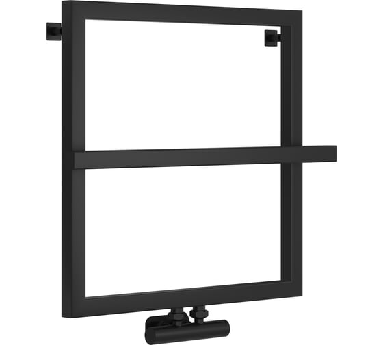 Полотенцесушитель Сунержа ДР ШТИЛЬ EU50+ 530х530 Матовый чёрный 31-0256-5353 1