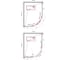Душевой уголок BelBagno UNO-195-RH-2-120/90-C-Cr 2
