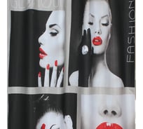 Шторка в ванную комнату Brimix фотопечать, ГЛАМУР 02-01