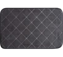 Коврик для ванной VIDAGE №1 ЛАРГО 50х80см, цвет темно-серый, полиэстер 1359007