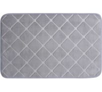 Коврик для ванной VIDAGE №1 ЛАРГО 50х80см, цвет светло-серый, полиэстер 1359006