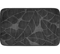 Коврик для ванной VIDAGE №3 Тропик 50х80см, цвет темно-серый, полиэстер 1359015