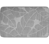 Коврик для ванной VIDAGE №3 Тропик 50х80см, цвет светло-серый, полиэстер 1359014