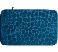 Коврик для ванной VIDAGE №2 Каменка 50х80см, цвет синий, полиэстер 1359012