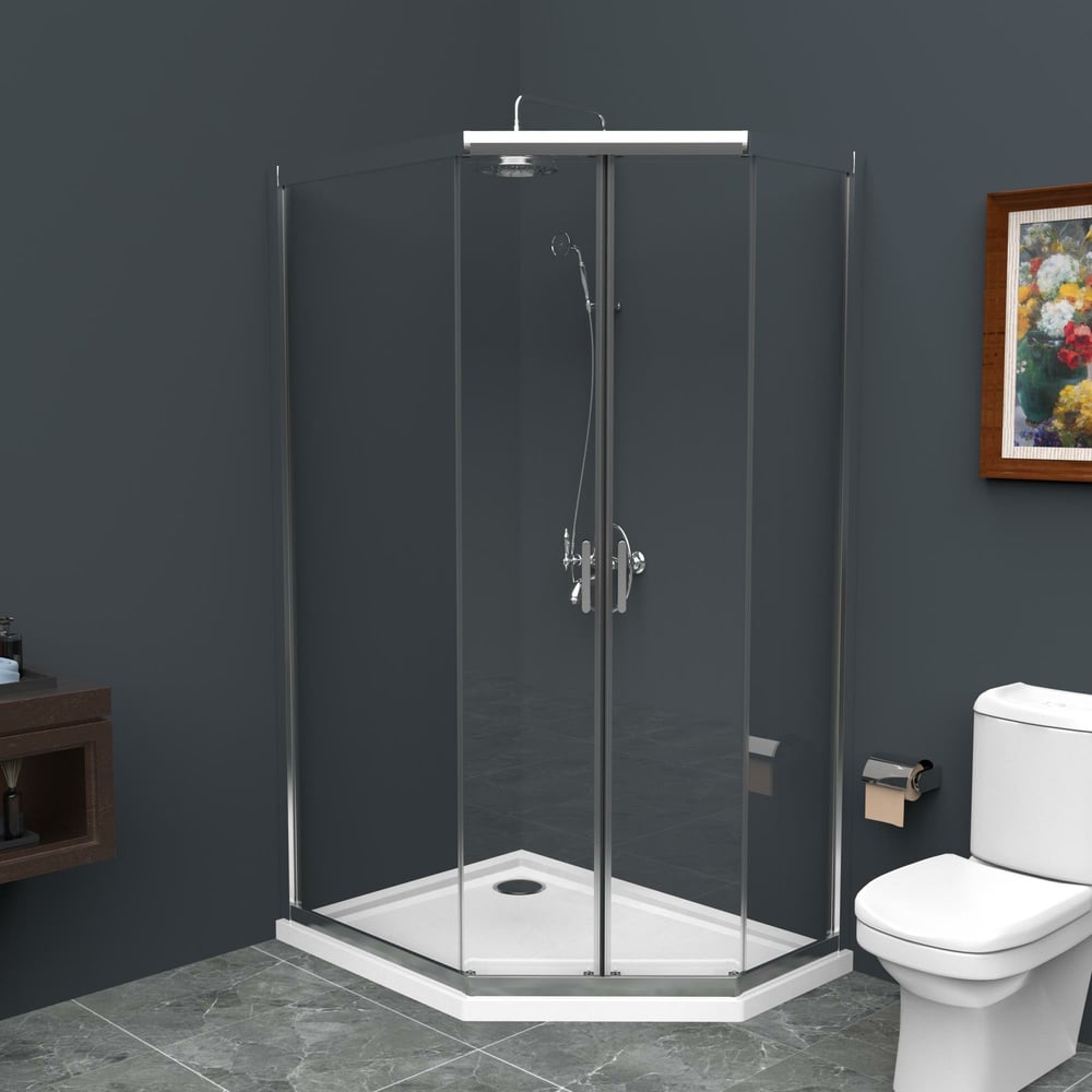 Душевой уголок BelBagno UNO-195-PH-2-120/90-C-Cr - выгодная цена ...