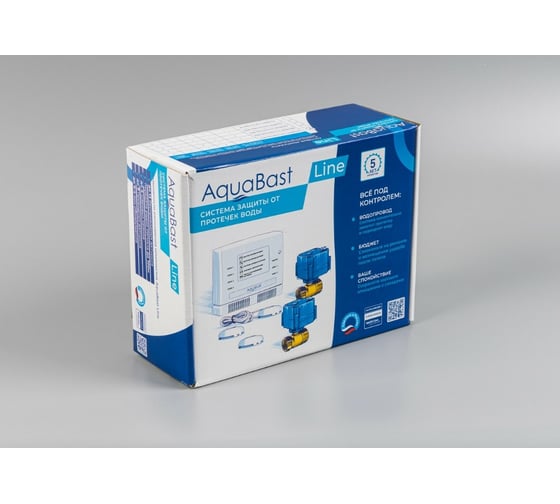 Комплект защиты от протечек воды Бастион Aquabast Line Коттедж 1" 134