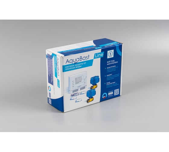 Комплект защиты от протечек воды Бастион Aquabast Line Коттедж 1/2" 136