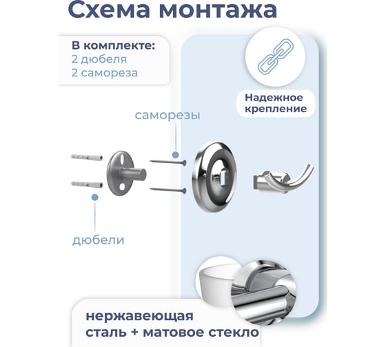 Мыльница для ванной Fora DROP FOR-DP036