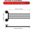 Полотенцедержатель Fora LORD тройной, поворотный, хром FOR-LORD023CR 5