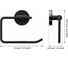 Держатель для туалетной бумаги Fora LORD черный FOR-LORD016BL 7