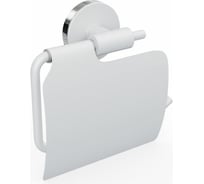 Держатель для туалетной бумаги с крышкой Fora LORD белый FOR-LORD015WT