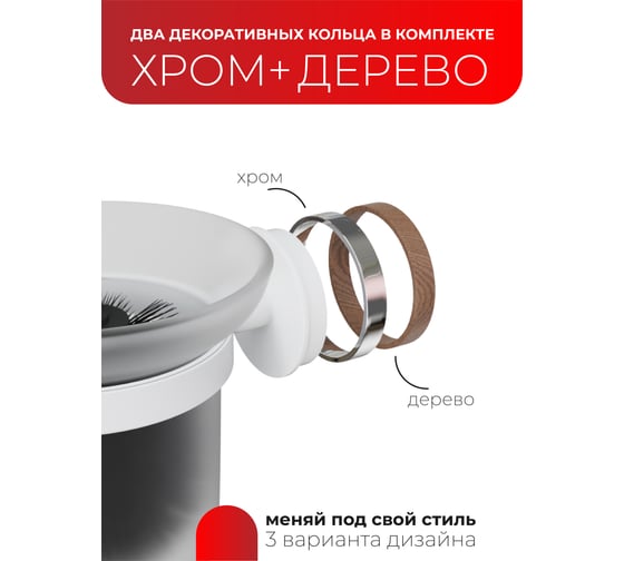 Настенный ершик Fora LORD белый FOR-LORD020WT