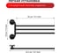 Полотенцедержатель Fora LORD тройной, поворотный, белый FOR-LORD023WT 6