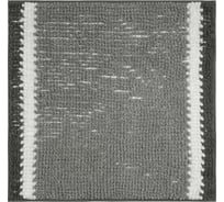 Коврик для ванной VIDAGE Савойя 50х50 см, цвет серый, шенилл 1359031