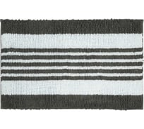 Коврик для ванной VIDAGE Журуа 50х80 см, белый/серый, шенилл 1359044