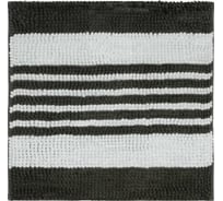 Коврик для ванной VIDAGE Журуа 50х50 см, белый/серый, шенилл 1359043