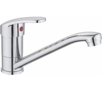 Смеситель для мойки GR шар. с длинным изливом (без подводки) d35 1/10 104041-GR