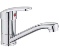 Смеситель для мойки GR шар. с коротким изливом 180мм (без подводки) d35 1/10 104042-GR