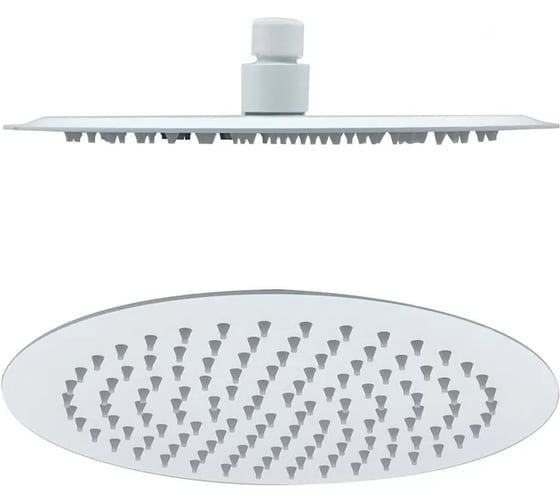 Лейка тропического душа круглая ViEir 25×25 см верхний душ белая VR2103-25F 1