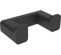 Крючок двойной для полотенец ViEir нержавеющая сталь, черный, V5202-C